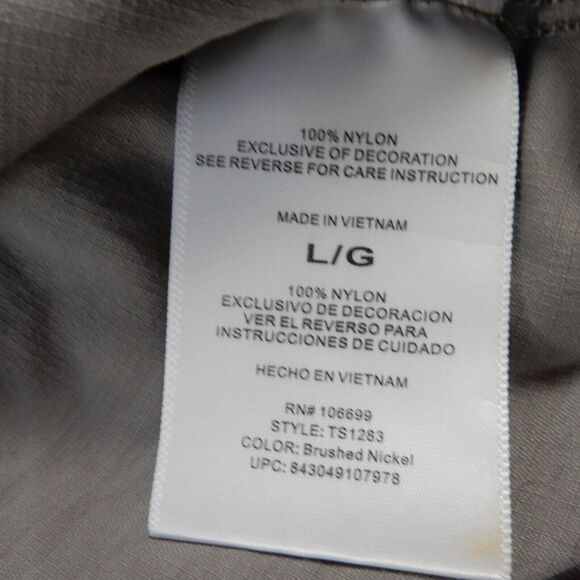 Habit Mens UPF Shirt Large Grey SPF Sun Protect Outdoor Solar Factor Performance - Picture 6 of 10